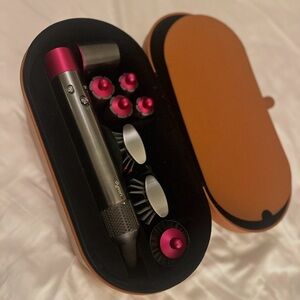 Dyson Hair Tool Set in Black and Pink
